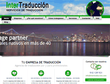 Tablet Screenshot of intertraduccion.com